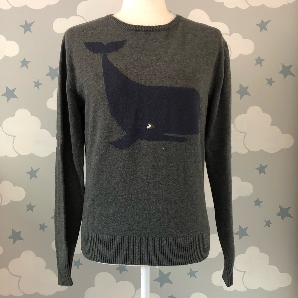 Knit whale sweater